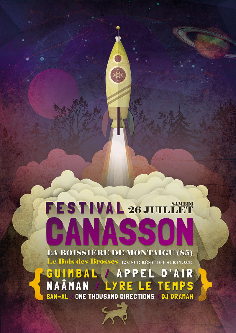 Création affiche Festival Canasson