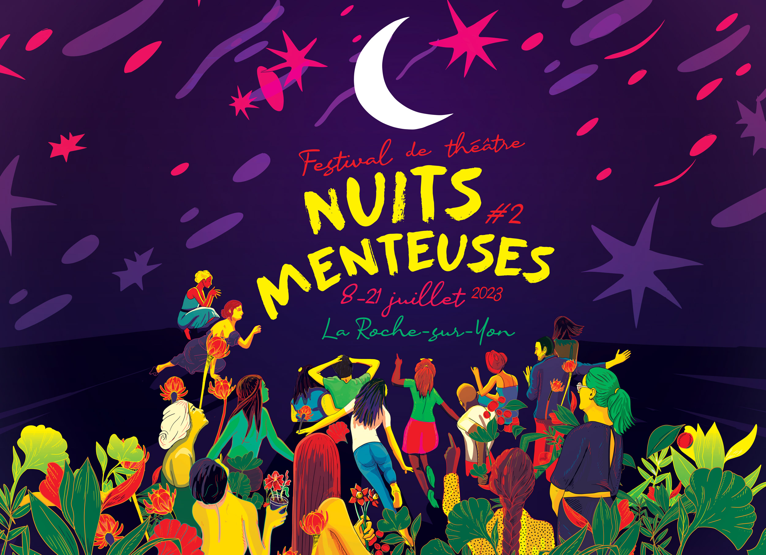 Affiche du Festival Les Nuits Menteuses 2023