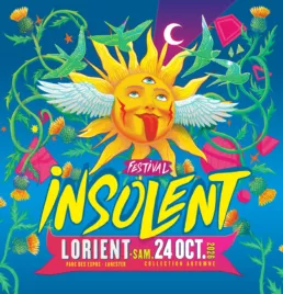 Affiche du Festival Insolent 2026 (Lorient) | Illustration & Direction Artistique par JulienG